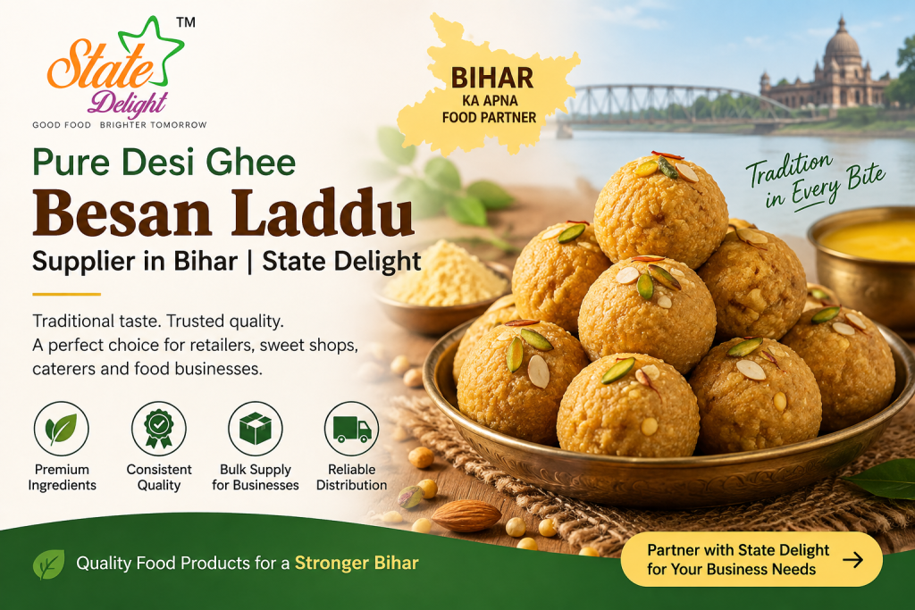 Desi Ghee Besan Laddu